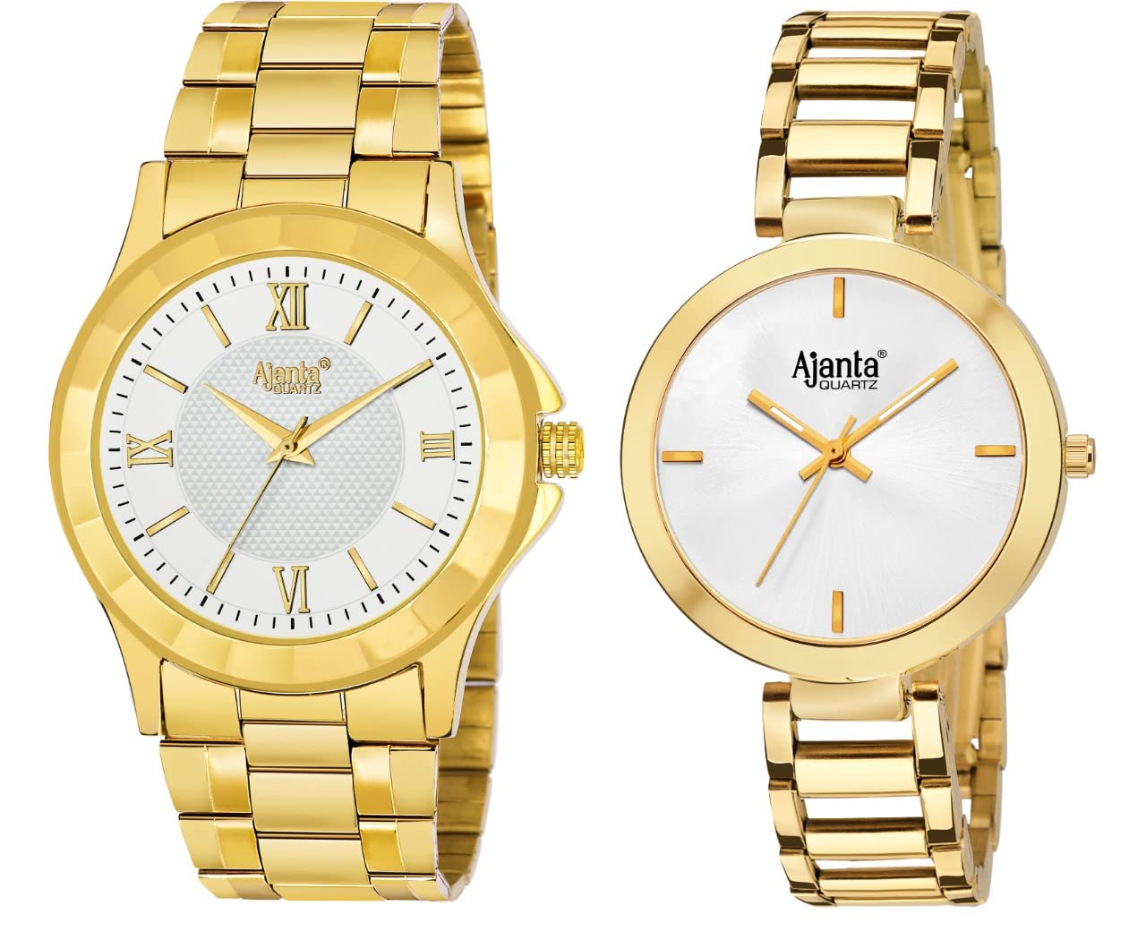 Ajanta Quartz Analogue Day -Date Stainless Steel Watch for Men - AWC414MRG/2 & AWC043MSL/SGL (B09PN7QHCL) Amazon Price History, Amazon Price Tracker