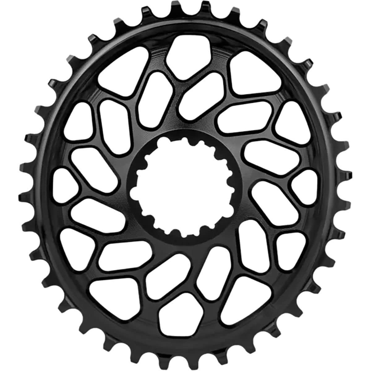 absoluteBLACK SRAM CX Oval Direct Mount Chainring Black/6mm Offset, 36t