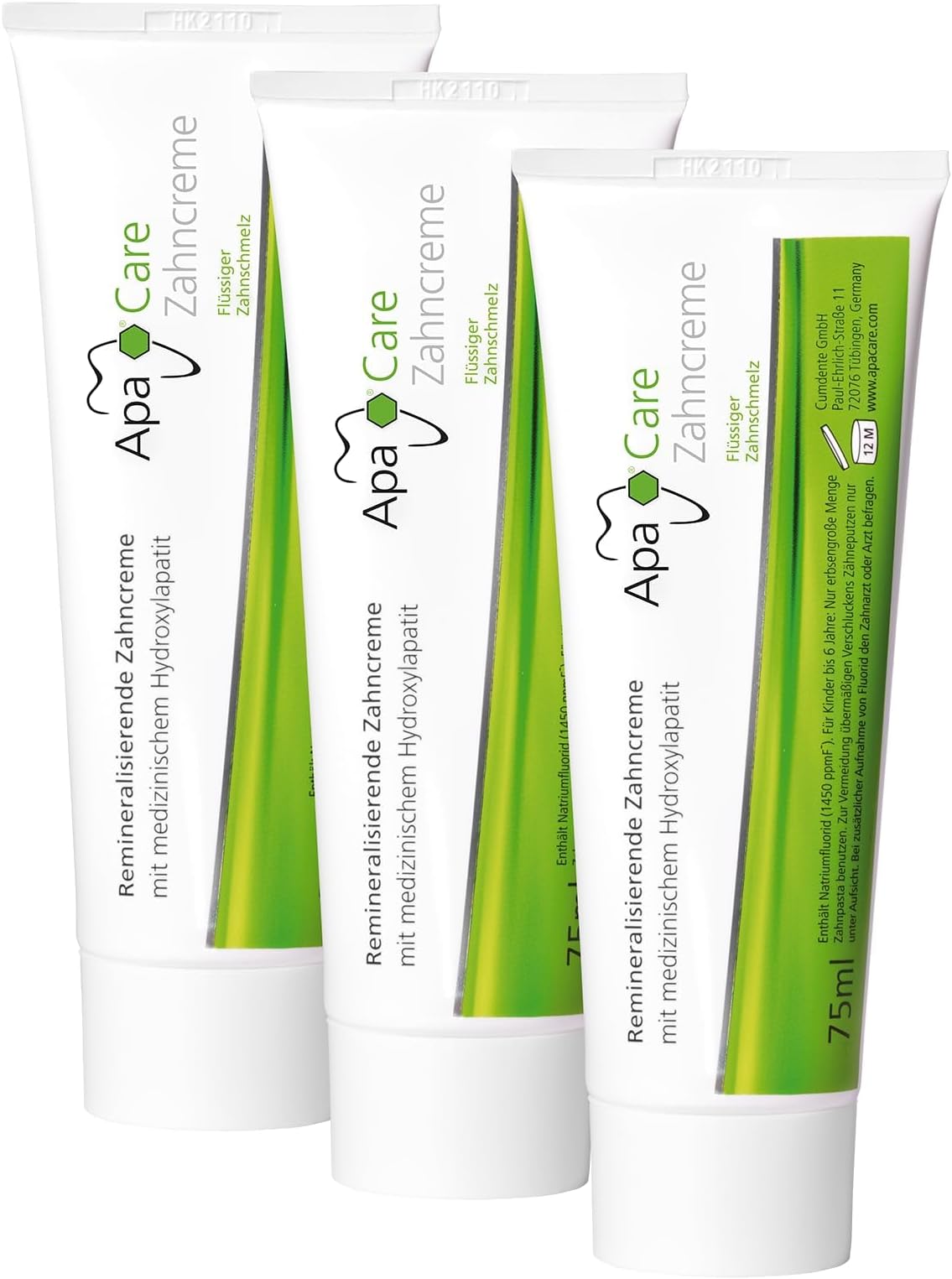 3x Reminer Toothpaste Replacement Filtration (3 x 75 ml)