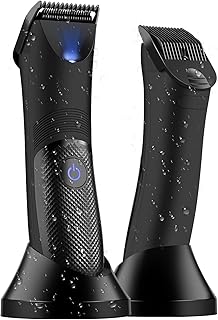 Electric Groin Hair Trimmer & Shaver for Men Bikini Trimmer Women Waterproof Body Hair Groomers,Groin Hair Trimmer Beard T...