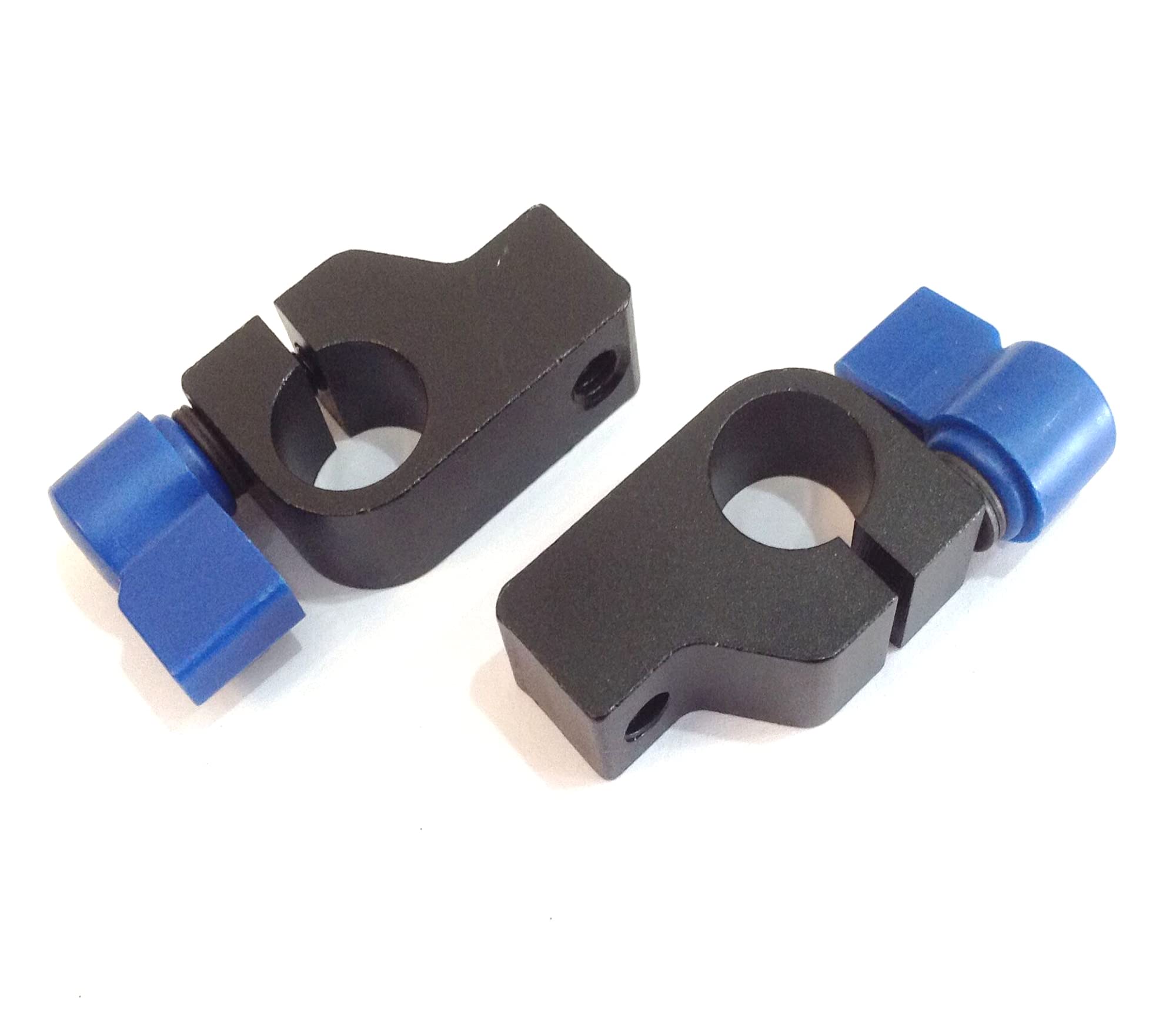 New 2x Metal Camera Tripod Standard 15mm Track Clamp Clip 1/4 Adapter Screw Fittings Connector Can Be Connected To Magic Arm Crystal Bracket Support Holder Photo-graphy Parts Screws Accessories - Image 2