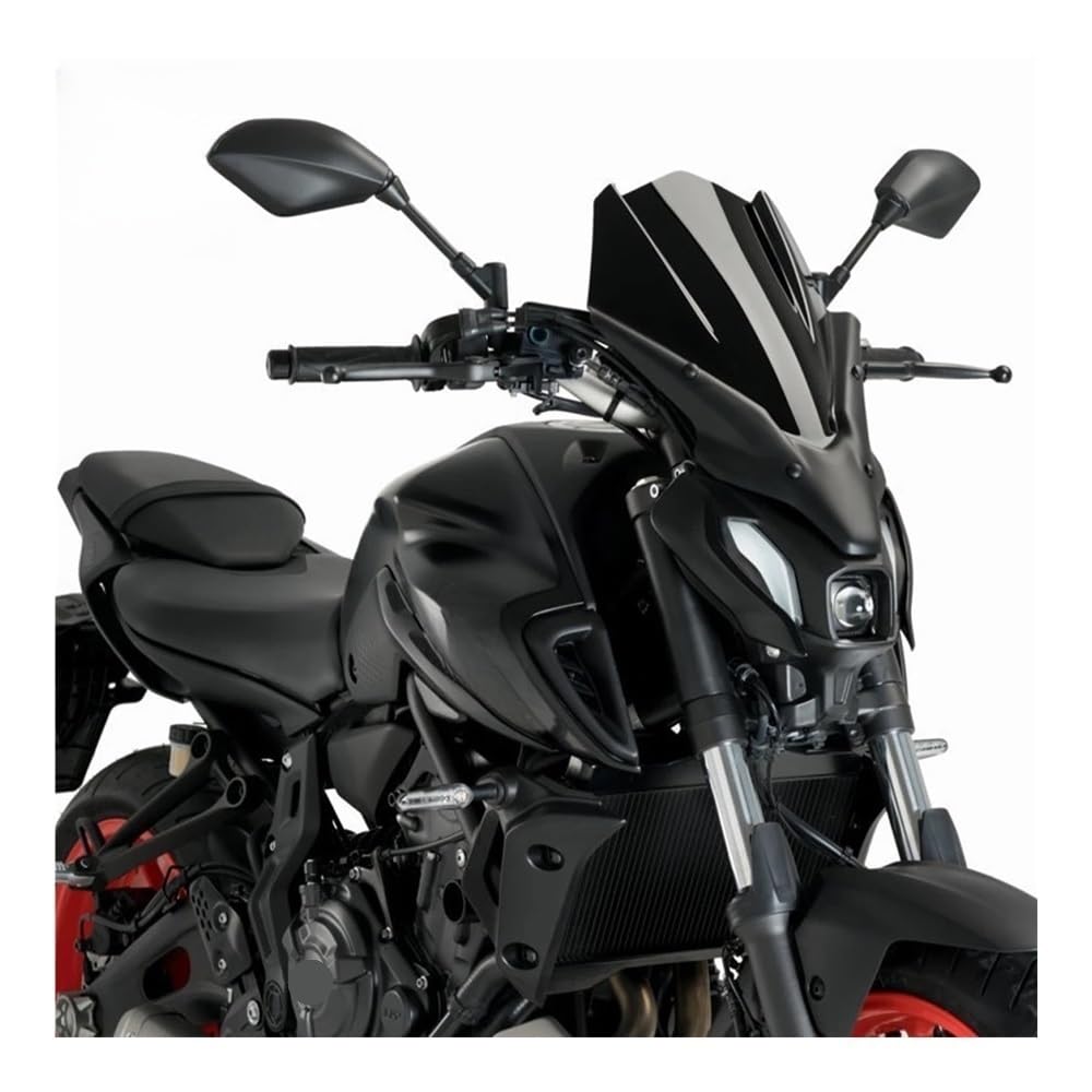 Parabrezza Moto Accessori per moto parabrezza da turismo visiera nera per MT-07 SP MT07 FZ07 FZ-07 2021 2022 doppia bolla