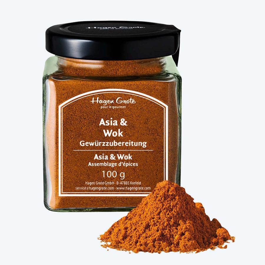 Gourmet Gewürzzubereitung Asia & Wok aromatisiert fernöstliche Gerichte würzig, pikant und frisch