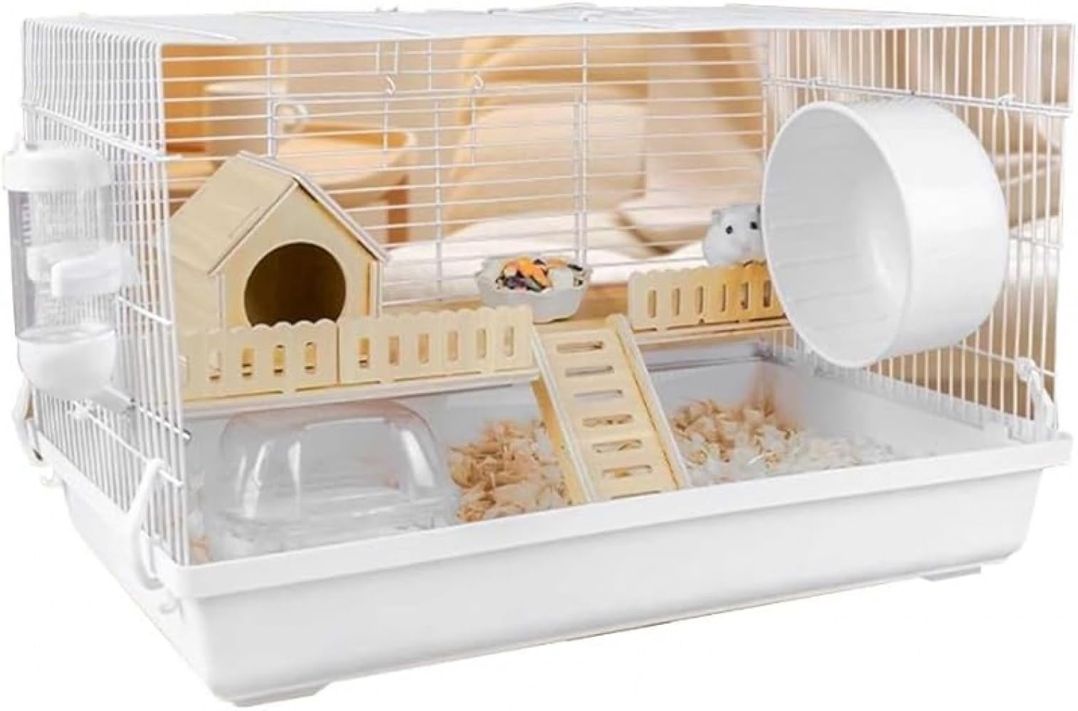 【飼育用品一式】小動物ケージ Amazon | iimono117 ハムスター ケージ 大きい [ 幅57.5 奥行