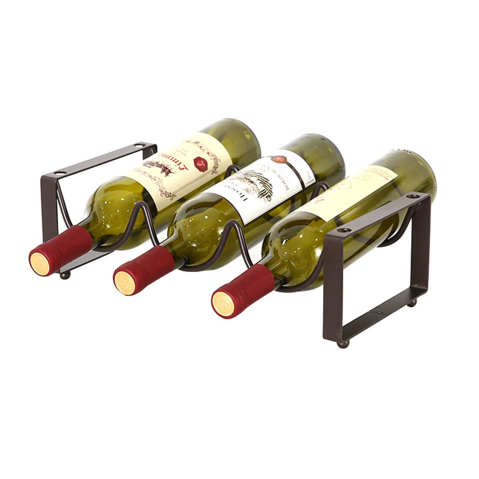Casier à vin empilable pour organiser les bouteilles dans la cuisine et le salon
