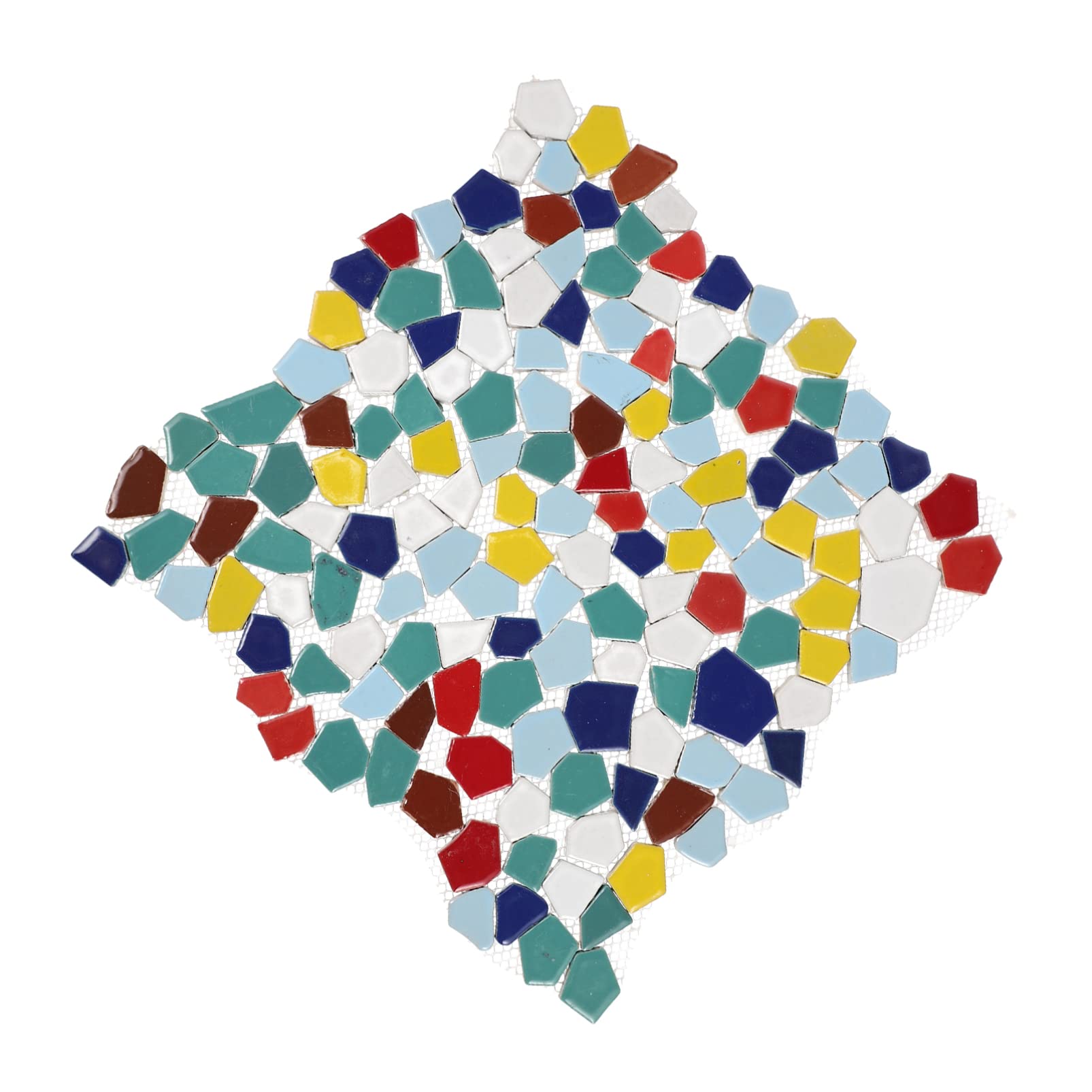 Mosaico Cerámico Irregular Para Manualidades Azulejos De Cerámica Coloridos Suministros De Artesanía Para Decoración De Paredes y Proyectos Creativos