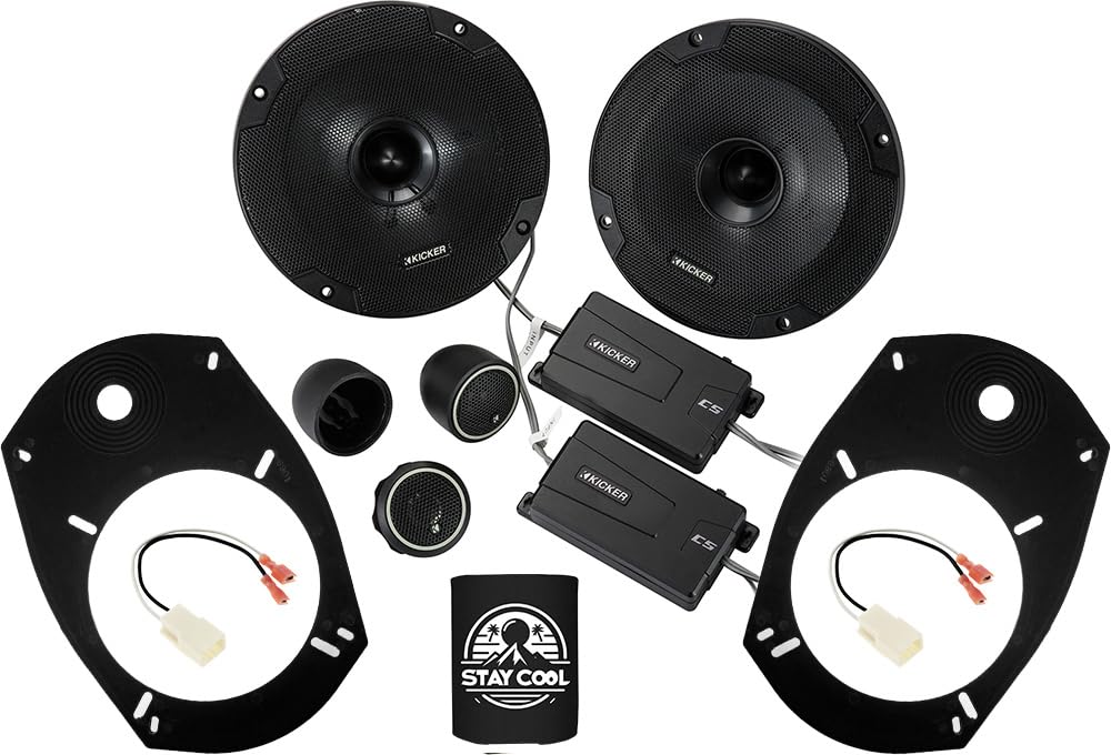 Amazon.com: KICKER Front Door/Rear Deck 6.5 Speakers Kit for Dodge