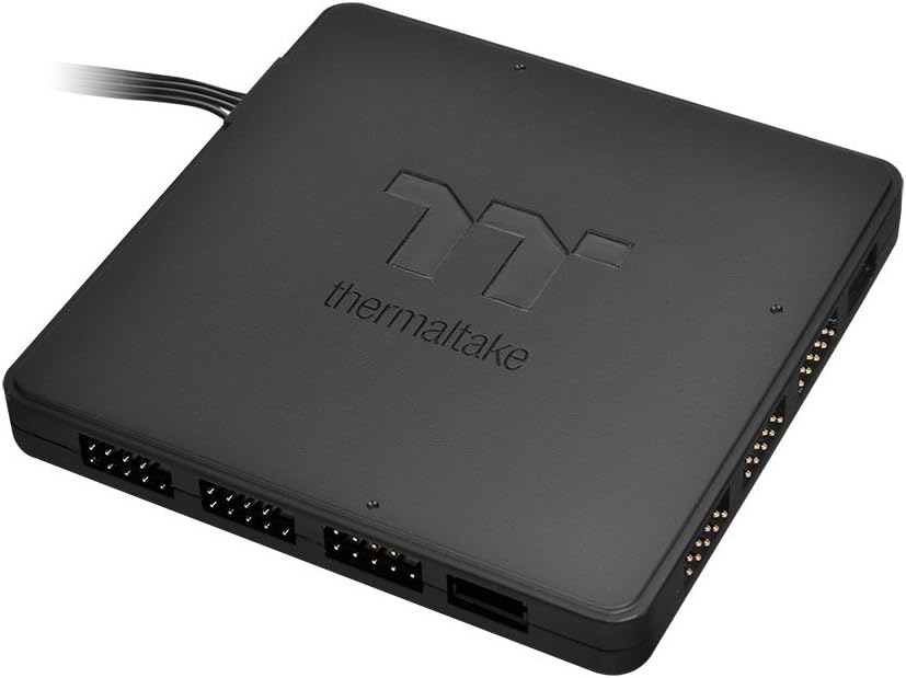 Thermaltake 9 Port LED Hub Sync Controller - Black