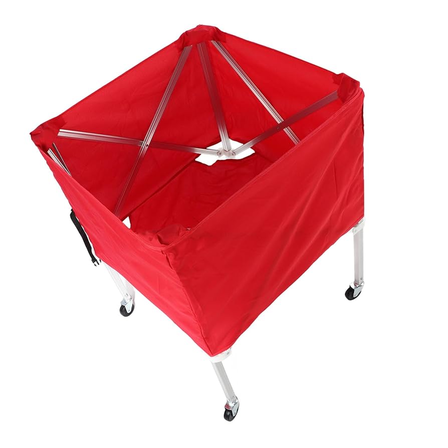 折りたたみ式　バレーボールカート　ポータブルバスケット　ボールカゴ　バスケ 折りたたみ式 バレーボールカート ポータブルバスケット ボール