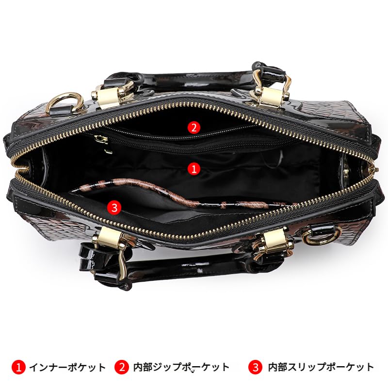 Light Luxury Genuine Leather Mom's Handheld Crossbody Bag with Leopard Pattern Women's Bag, Magnificent and Versatile, Large Capacity 2023 New Women's Bag3