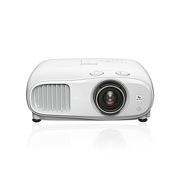 Epson EH-TW7100 3LCD, 4K PRO-UHD, 3000 Lumens Home Cinema, Streaming and Gaming Projector, White