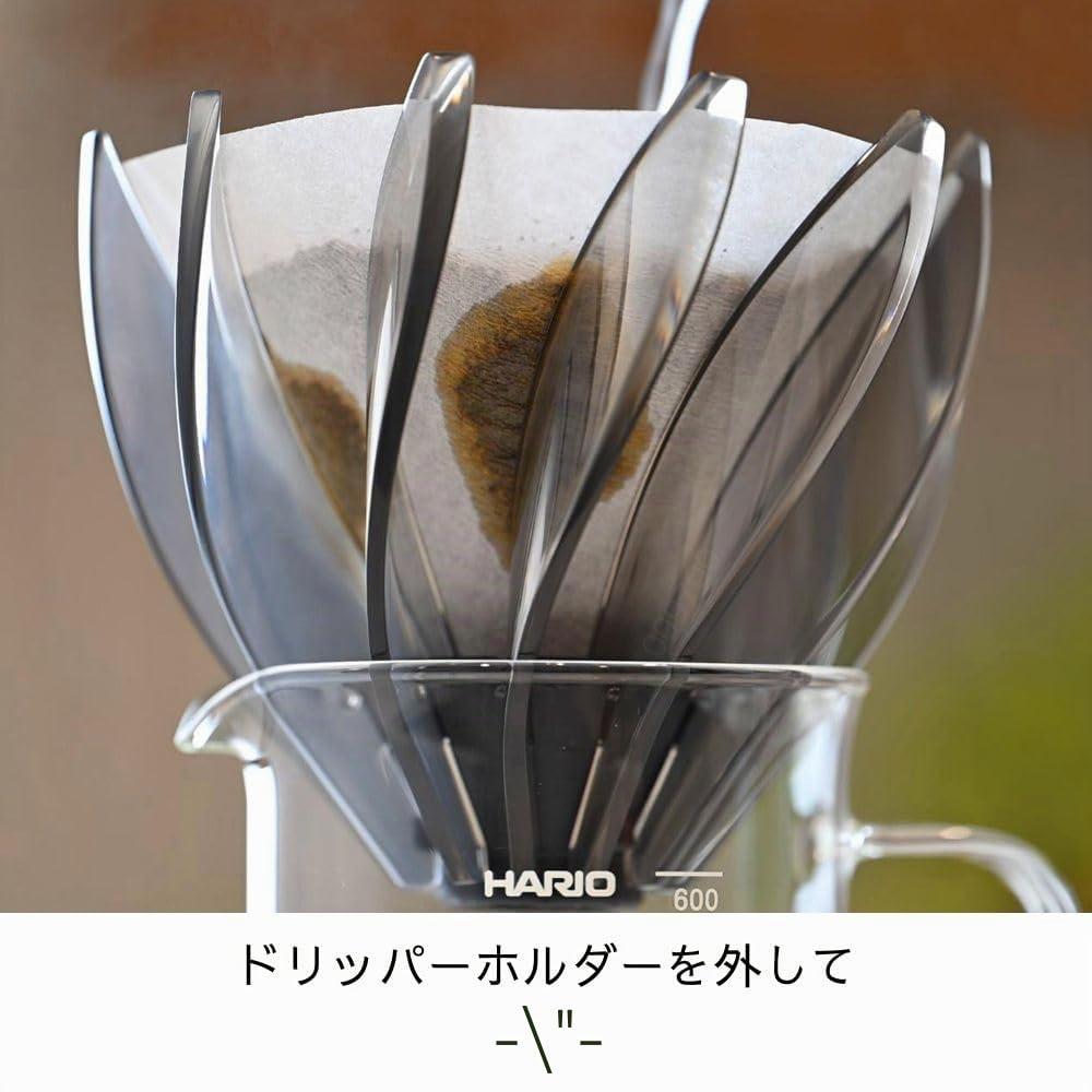 HARIO V60 Tropfer Suiren 02 schwarz für 1-4 Tassen Kaffee Handtropfen