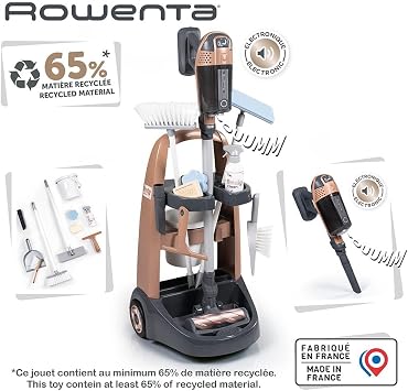 Smoby Rowenta Oyuncak Elektrikli Süpürge ve Temizlik Seti 330326