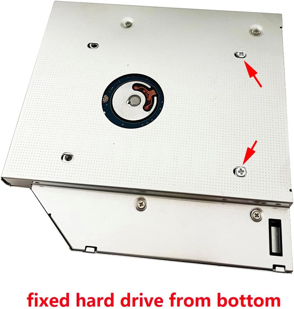 2nd SATA HDD SSD HD Hard Drive Optical Bay Caddy Frame Tray for Acer Aspire 5810T 5810TZ M5-481PT-6488