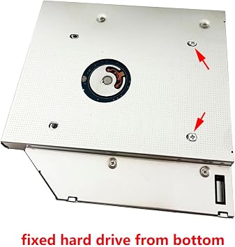 Universal 9.5mm SATA 2nd HD SSD Hard Drive Optical Bay Caddy Frame Tray for Dell Inspiron 15R 5521 5537 Swap GU90N SU-208CB