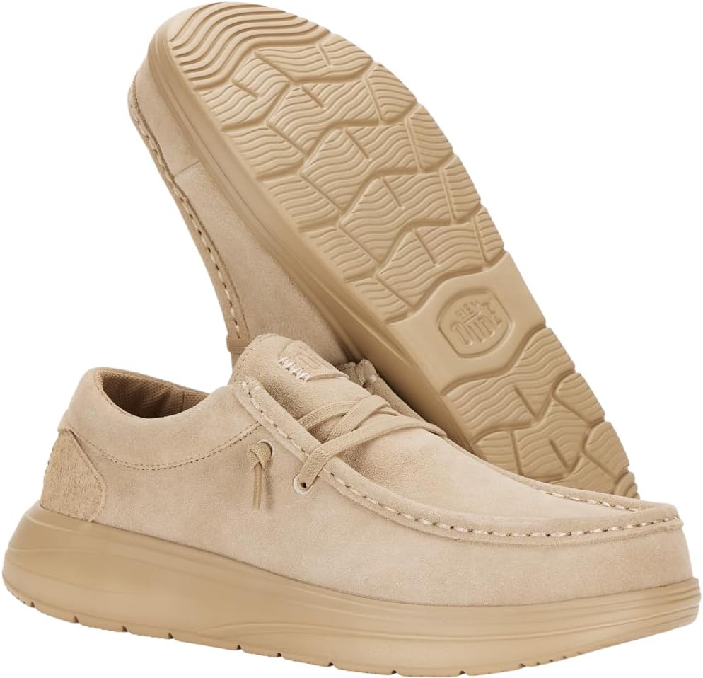 HEYDUDE Men's Wally Comf Suede Slip-On Loafers | Lightweight Men's Casual Shoes | Extra Plush Midsole Padding for Everyday Wear - Image 10