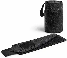 Par de Munhequeiras de Treino com Alça de Polegar para Musculação e Treinos Funcionais