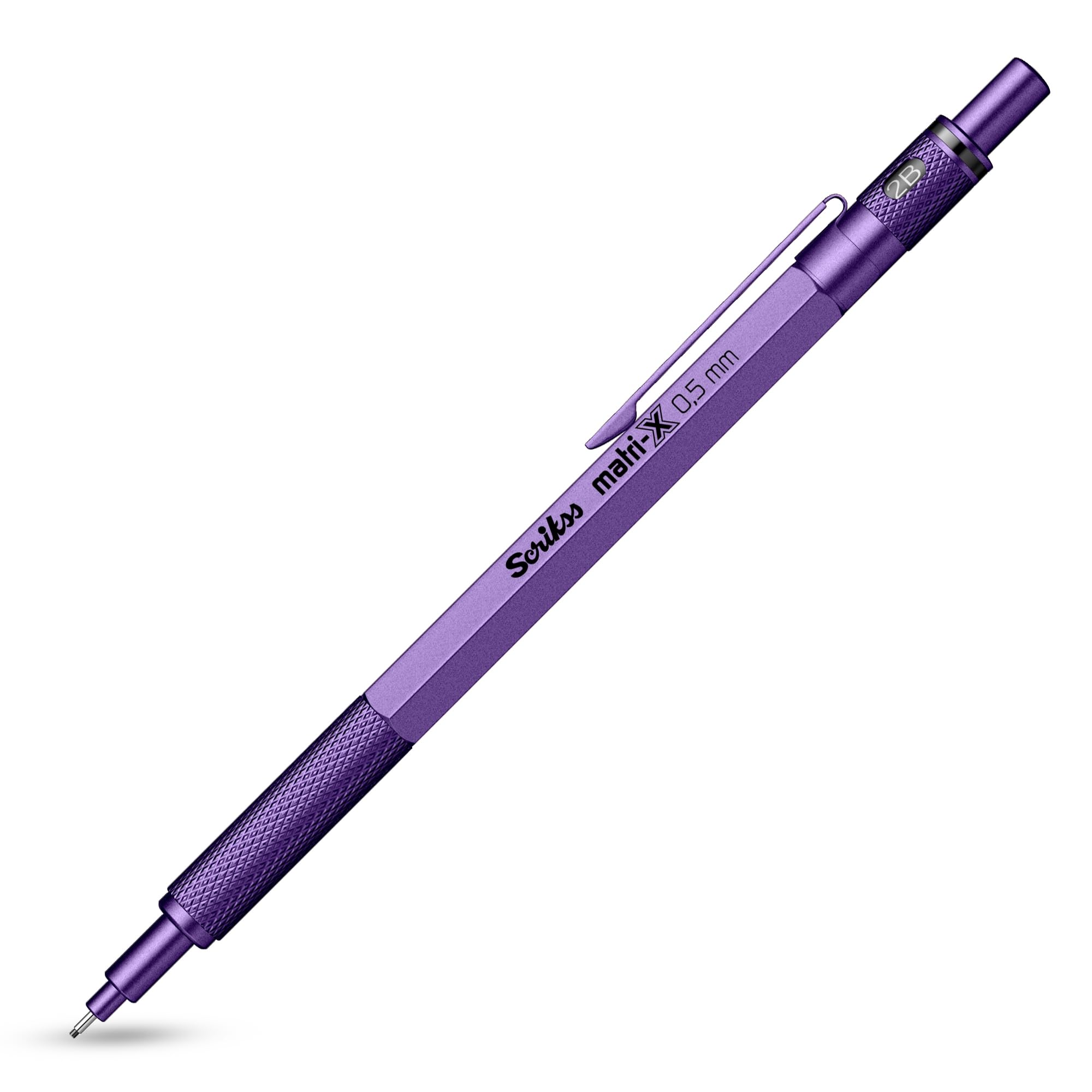 Scrikss Office Matri-X Versatil 0.5 Mm Metalik Mor Şeffaf Amb.