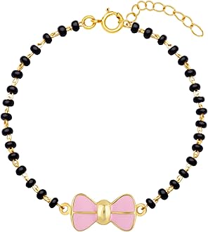 - 925 Silver 18k Gold Plated Rose Gold Infact Bracelet | Adjustable| Gifts for Kids & Babies