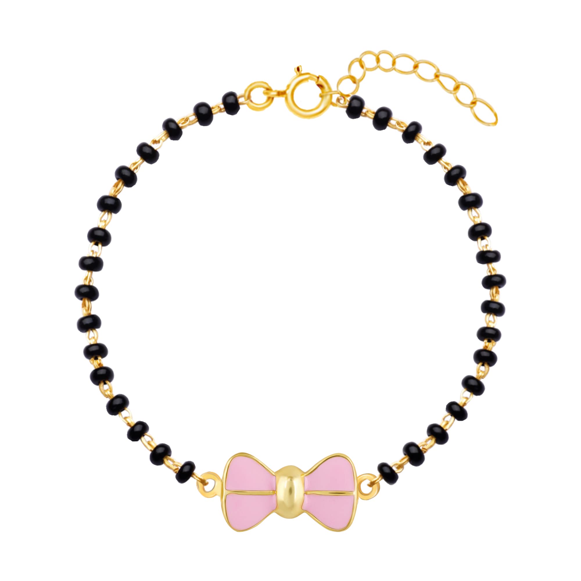 - 925 Silver 18k Gold Plated Rose Gold Infact Bracelet | Adjustable| Gifts for Kids & Babies