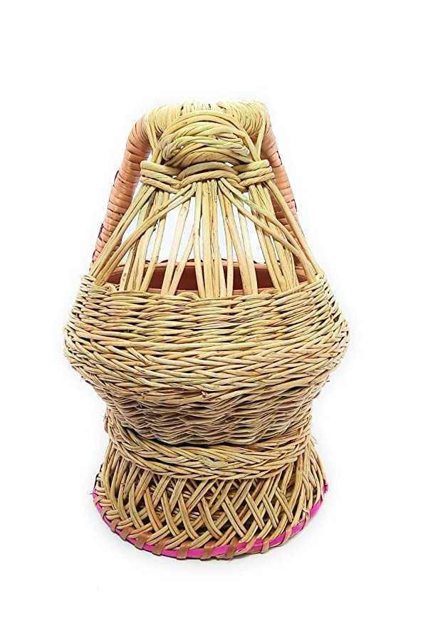 Buy White Space Traditional Kashmiri Kangri Kanger Earthen pot