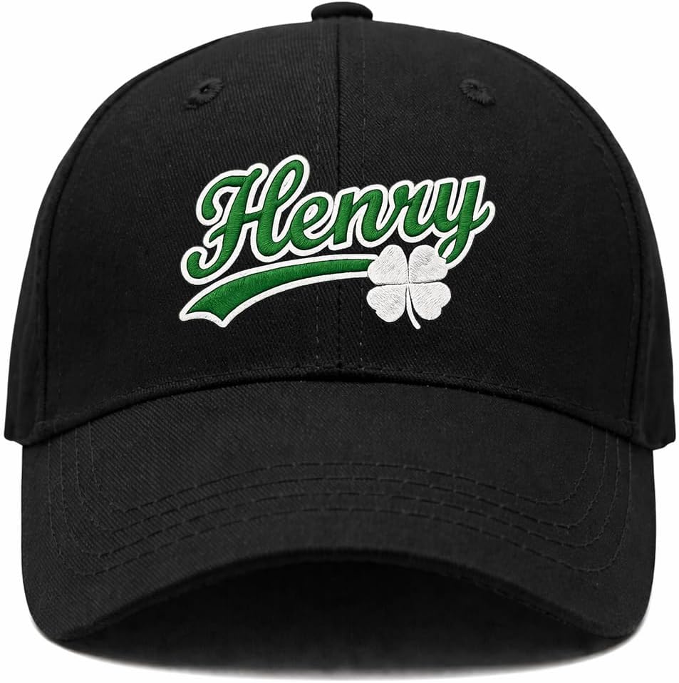 St. Patrick’s Day Custom Embroidered Hat, Shamrock Green Cap with Lucky Clover Hats, Irish Hat for Men & Women, Baseball Cap - Image 4