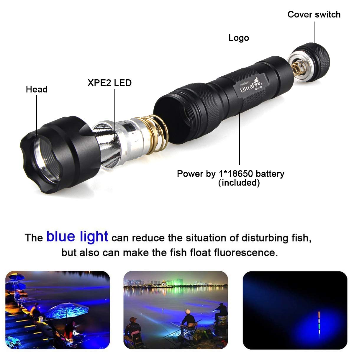 NIGHTCORE　ハンドライト　LED　18650　ライトマニア NIGHTCORE ハンドライト LED 18650 ライトマニア