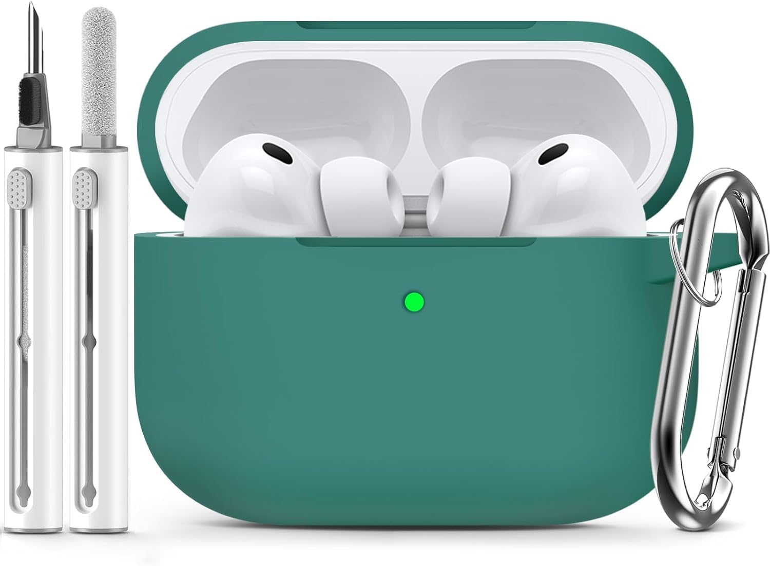 Meyaar Soft Silicone Case for AirPods Pro 3 (2025), Black — Amazon image 6