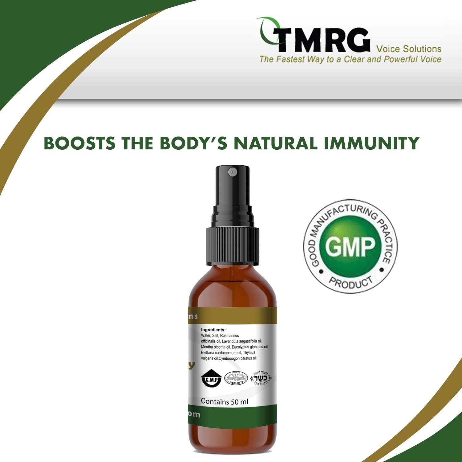 Echinacea Extract Spray with Oils and Salt Water – Natural Vocal Care & Hydration for Voice Professionals (50ml)