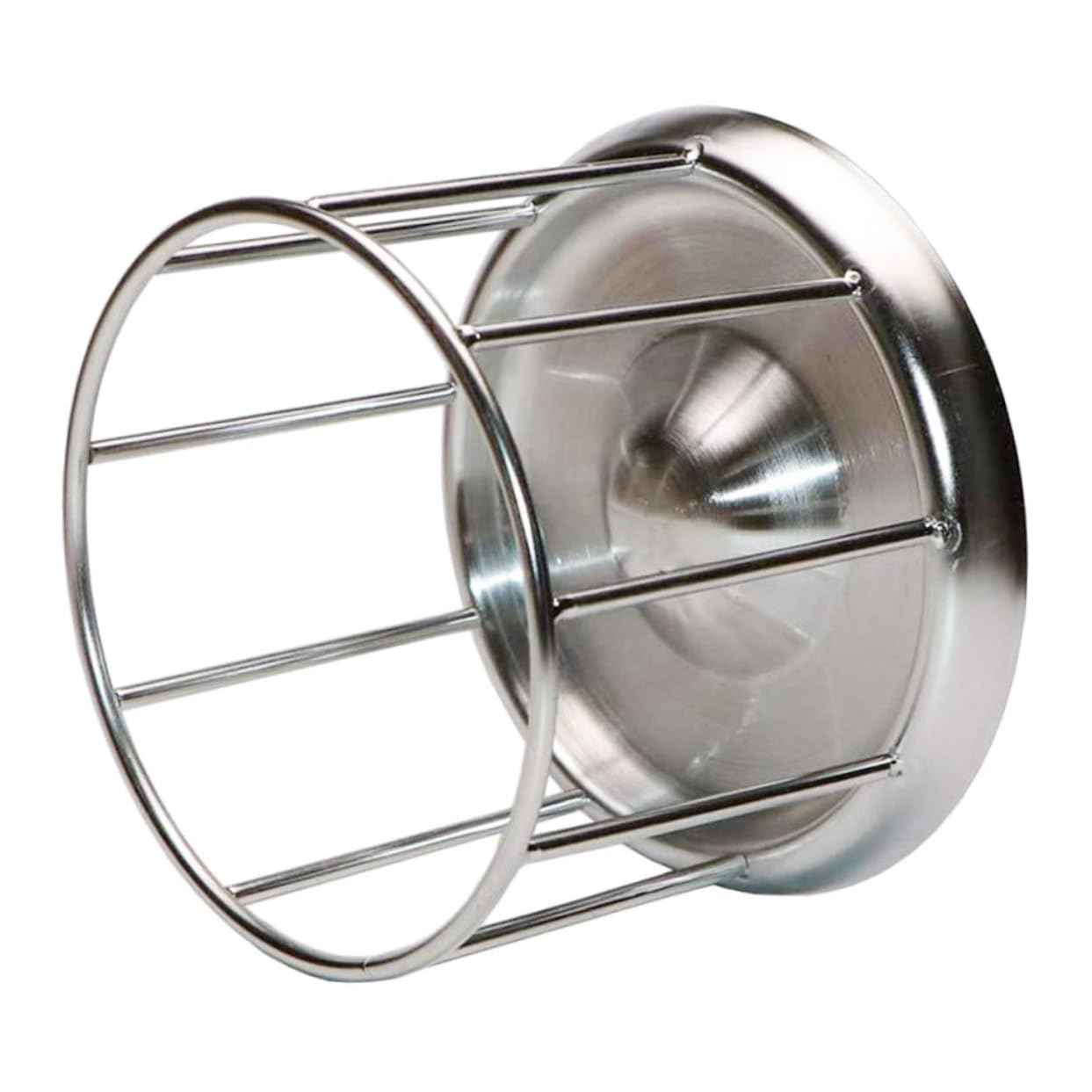 Happyyami Mangiatoia in Acciaio Inox per Tartarughe, Forma Rotonda