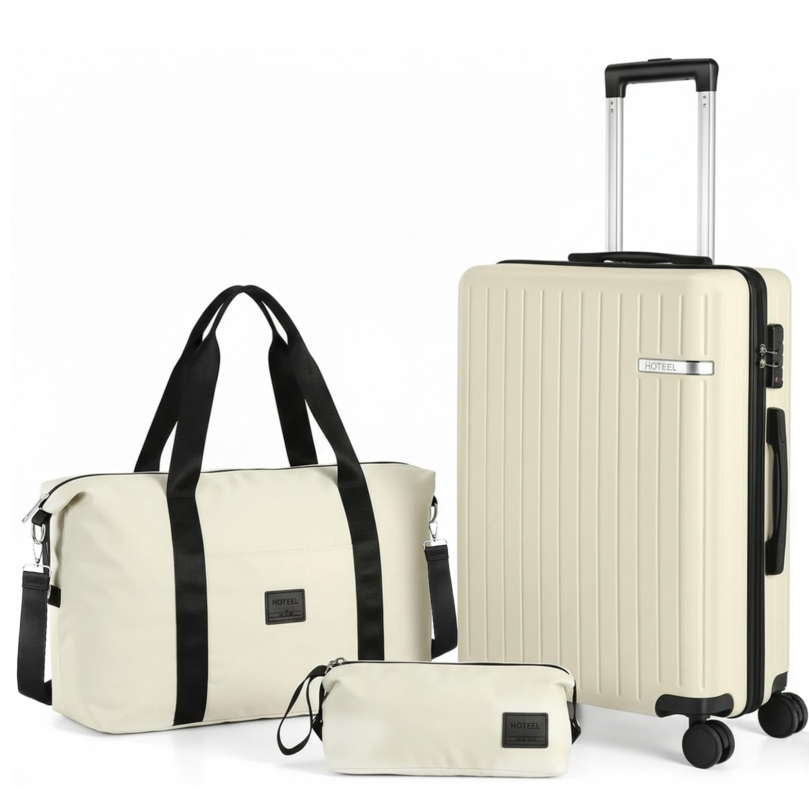 stabile reisetasche mit doppelspuriger ruedeleiste und tsa-schloß