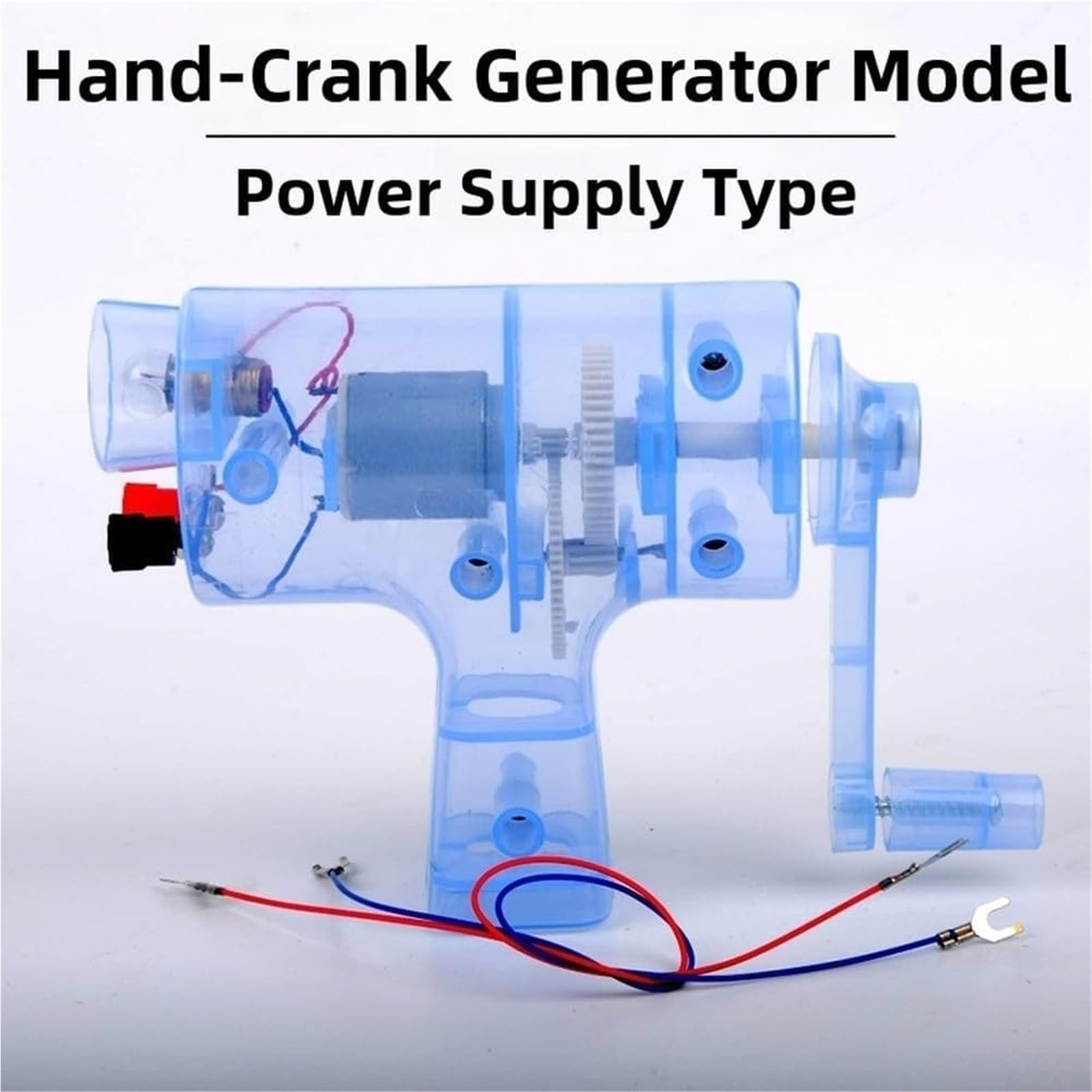 Handkurbelgenerator Mini-Dynamo-Modell Elektromagnetische Stromerzeugung Experimentierkasten Physiklehrmittel Für Grundschüler