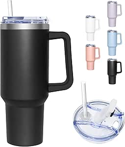 HoneyHolly Thermobecher 600ml - Edelstahl Isolierbecher Auslaufsicher