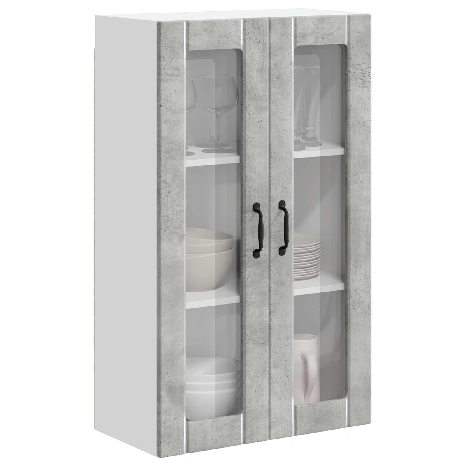 Armadio 60x31x100 cm con 2 ante con 3 ripiani in legno