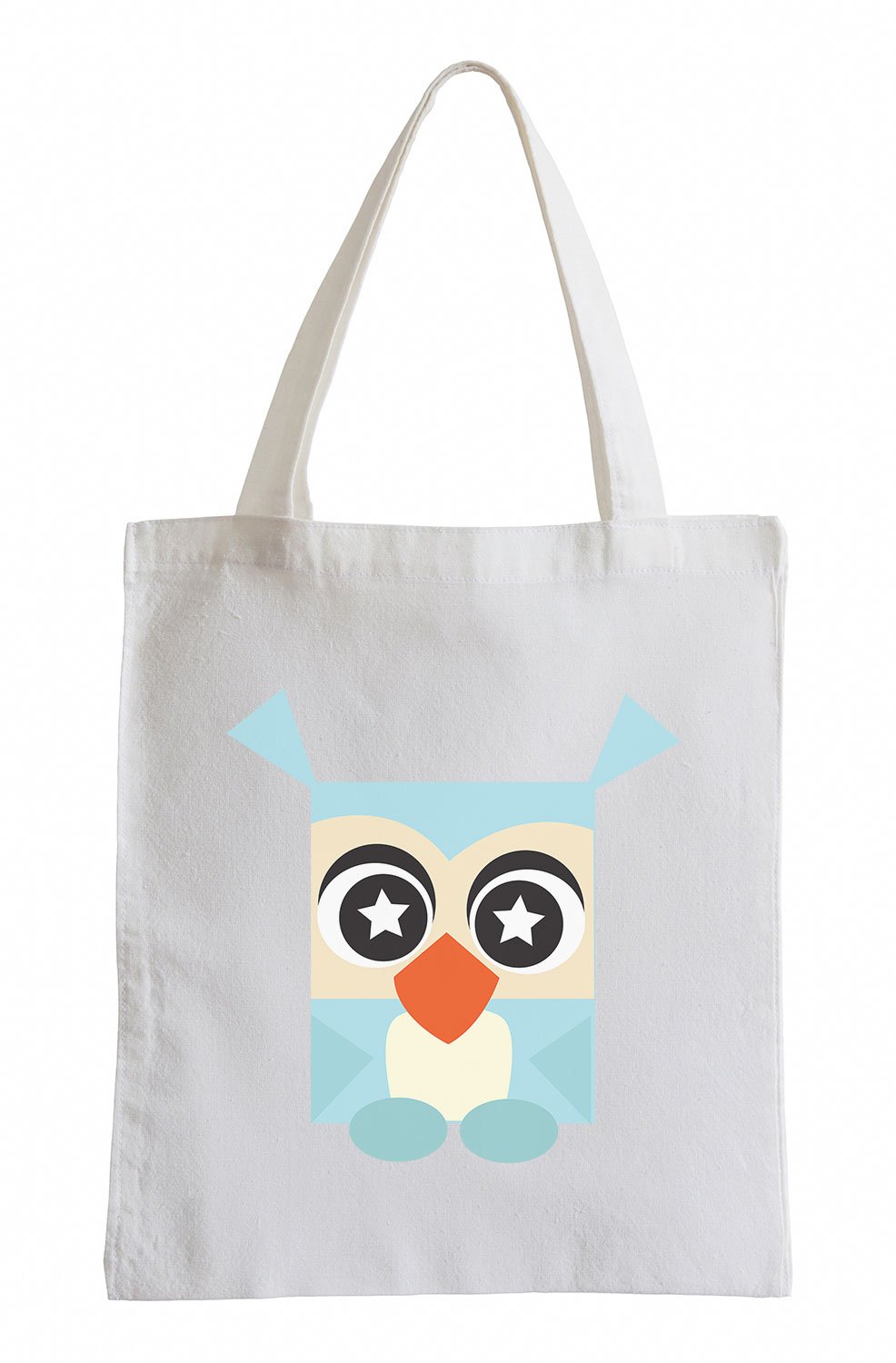 PixxprintRaxxpurl Blue Sterneule Fun Jute Bag