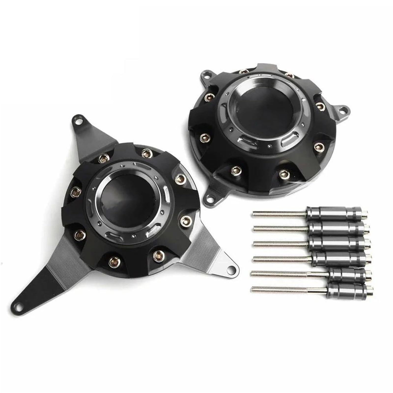Motorrad-Absturzsicherung, Motorschutz, Sturzpads, Verkleidungsschutz, Slider Für Kawasaki Z900 Z650 Z1000 Z 900 1000 Für Ninja650 Frame Sliders Sturzschutz Sturzpads(Titan)