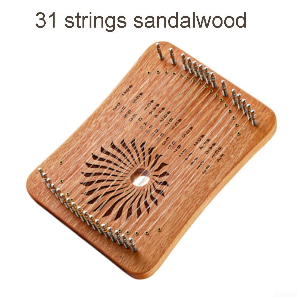 Elegante arpa in legno a 31 corde, per professionisti della musica (A)