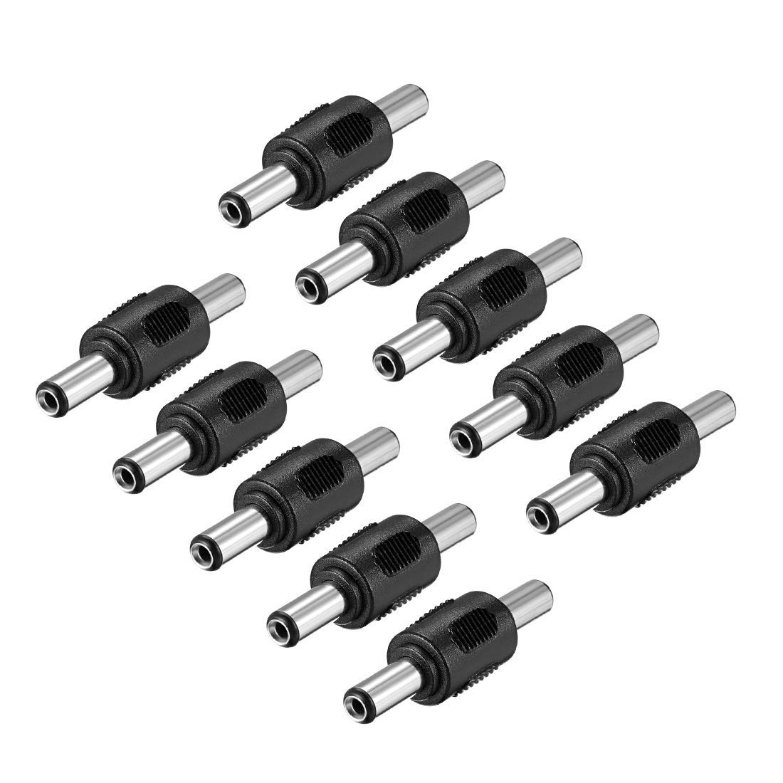10 Conectores Macho DC 13mm X 2,5mm X 5,5mm - Enchufe De Alimentación Para Adaptadores Y Fuentes