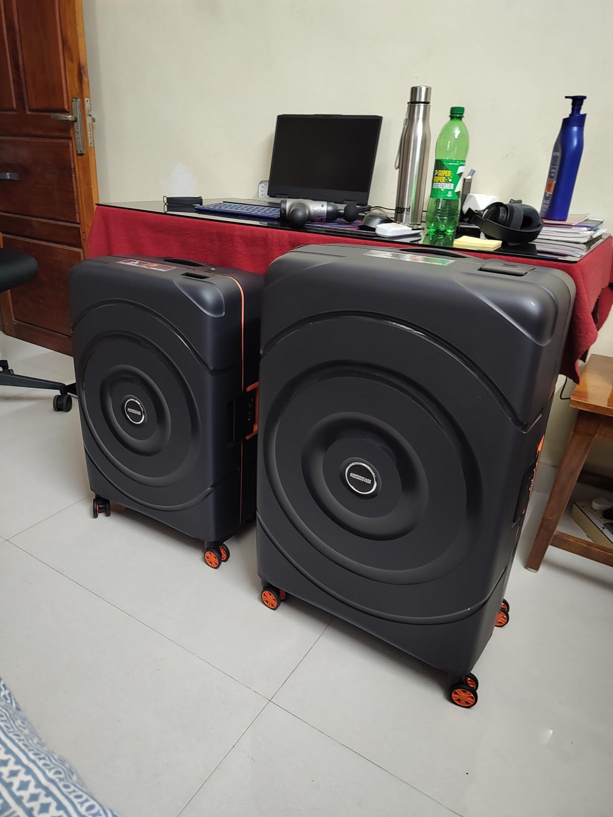 Buy American Tourister AMT CIRCURITY 55CM TSA Black 3 Point TSA Lock ...