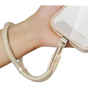 Cordino Da Polso Per Smartphone Regolabile Nero - Anti Perdita Per Telefono, Portafoglio E Fotocamera