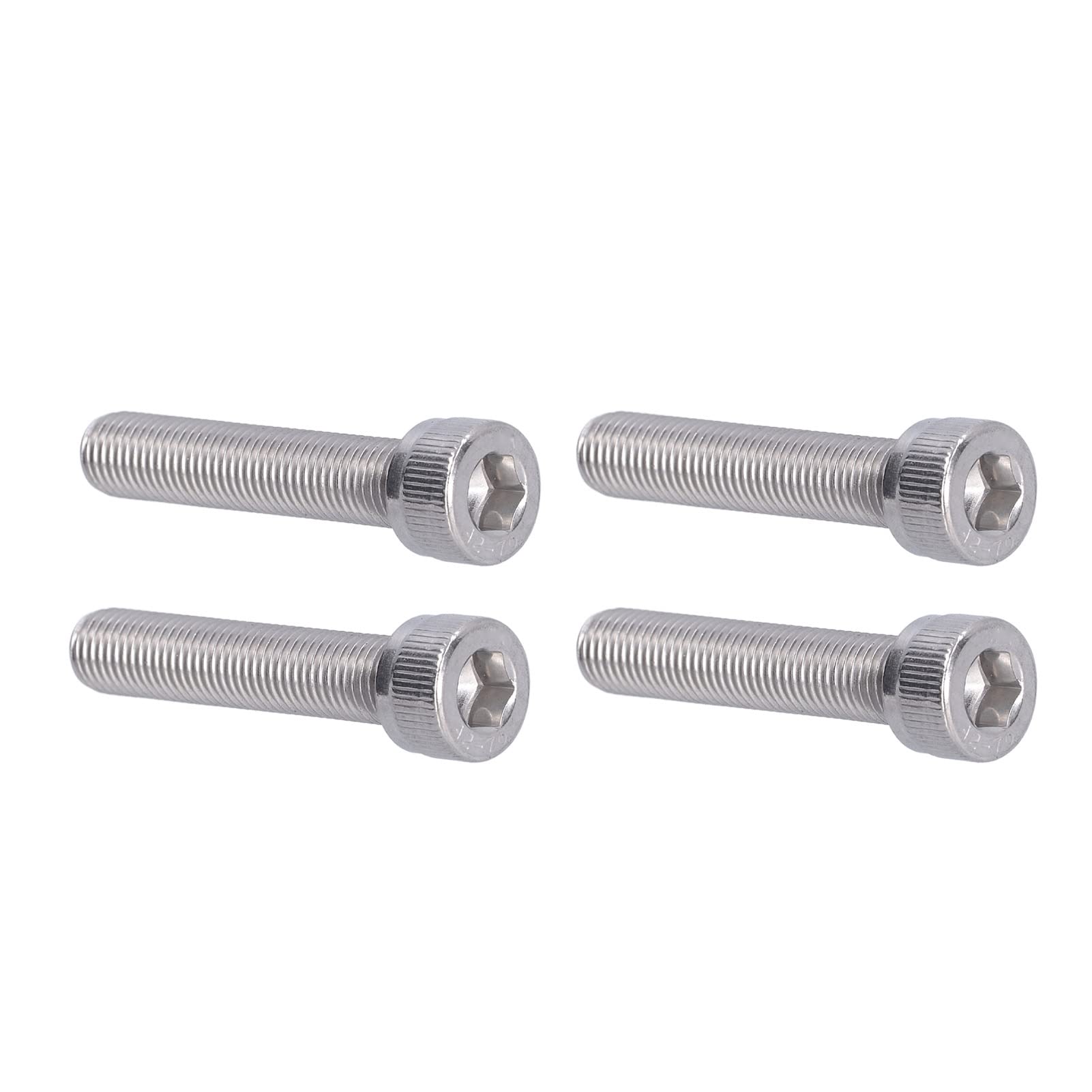 M10X1 25 Schraube M10 1,25 4 Pezzi Bullone Esagonale con Esagono Incassato Vite in Acciaio Inossidabile A2 1,25 Mm Fissaggio a Passo Fine Hardware (M10*50)