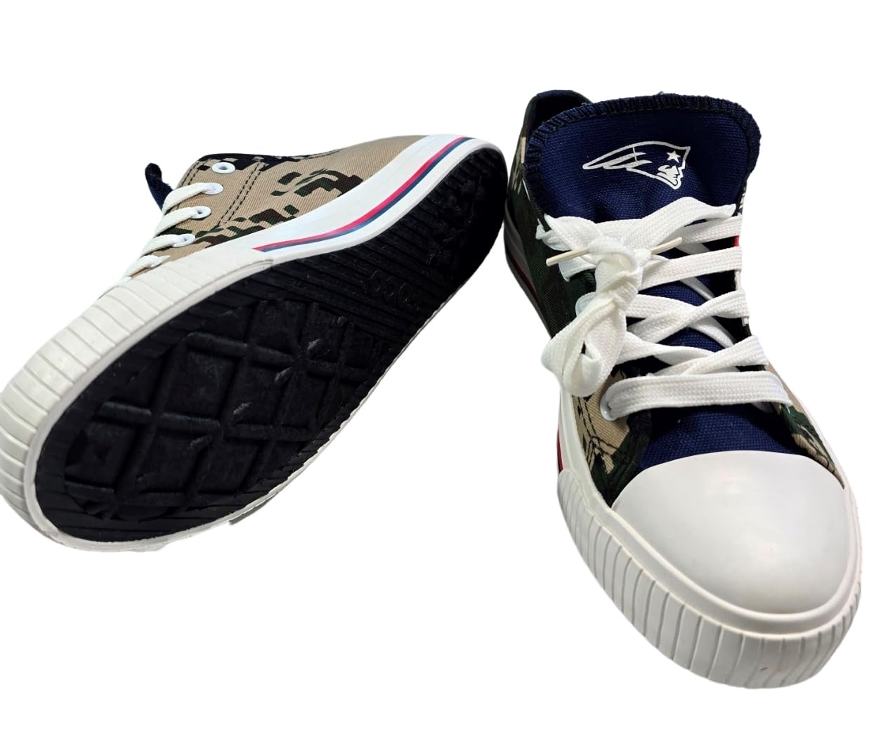 FOCO Herren NFL Team Big Logo Low Top Canvas Sneaker Schuhe