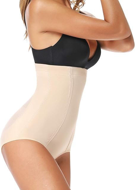 Women Shapewear Panties High Waisted Briefs Tummy Control Waist Cincher Seamless Underwear