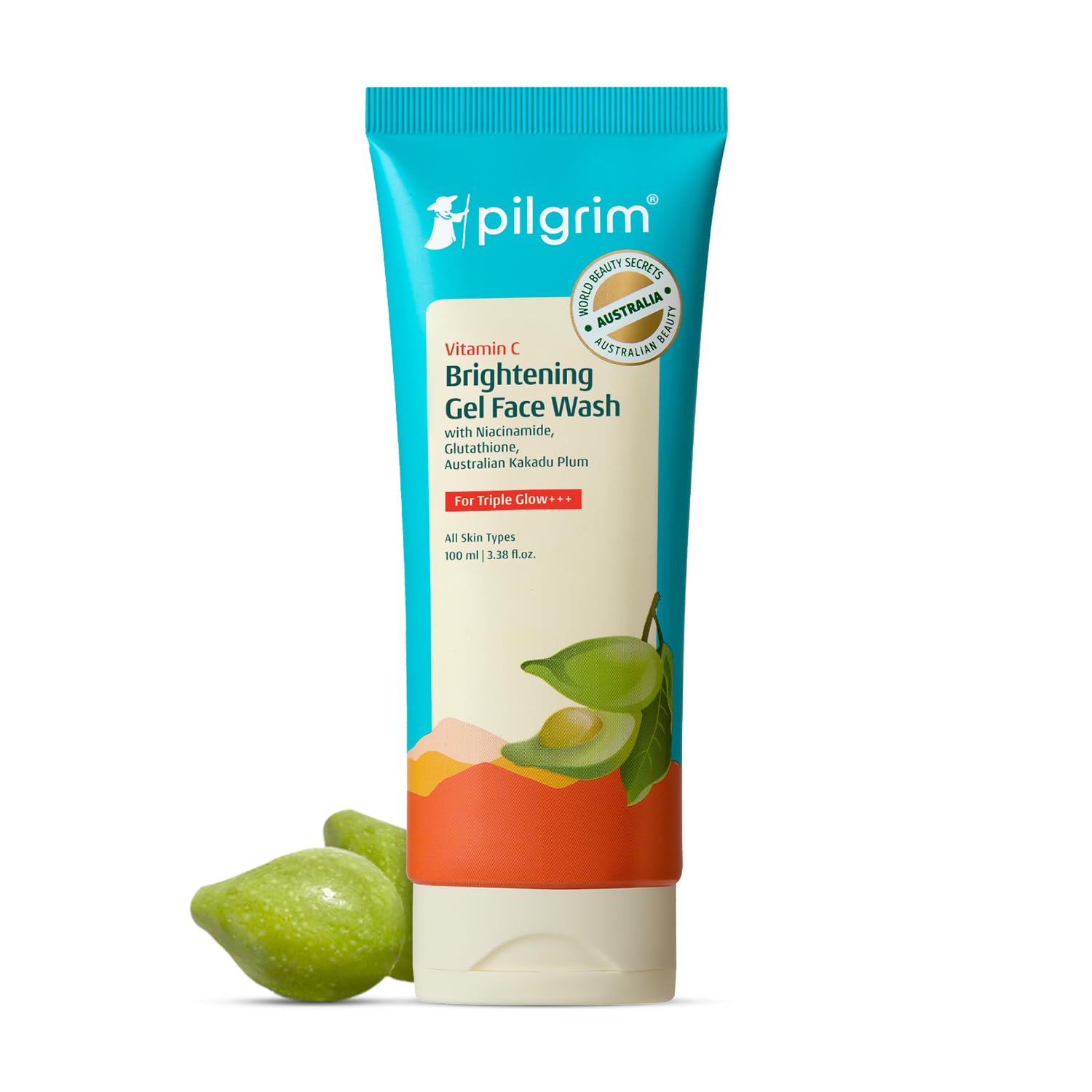 Pilgrim Australian Vitamin C Gel Face Wash for for dry/radiant/glowing skin with Kakadu Plum & Lime Pearl™ | Women & Men | 100 ml-picture-53
