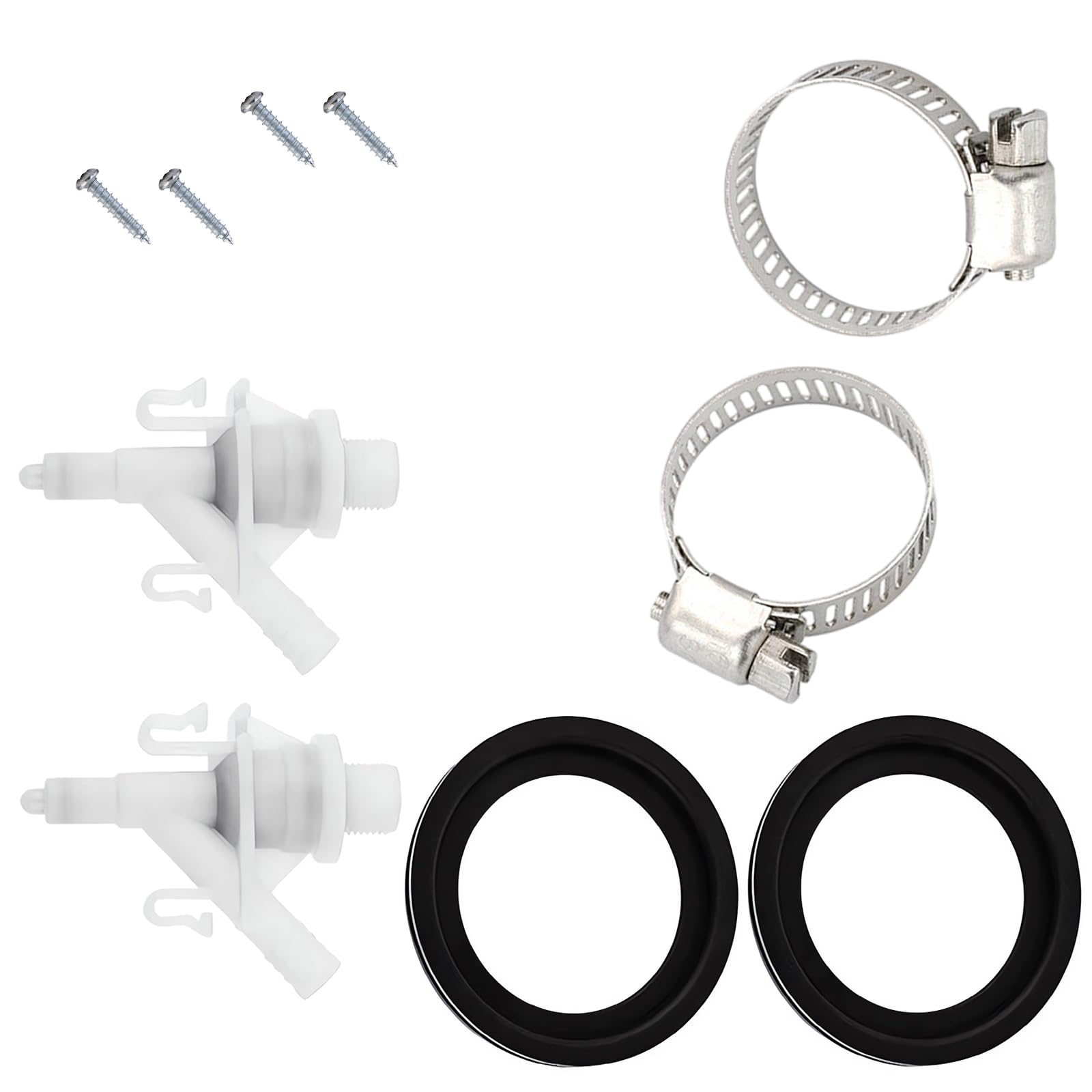 Jiingekk Multicolor Pedal Flush Toilets Gate Set 385311641 Flushes Assembly Water Saving Flush Gate Mechanism Quick Install Toilet Water Kits