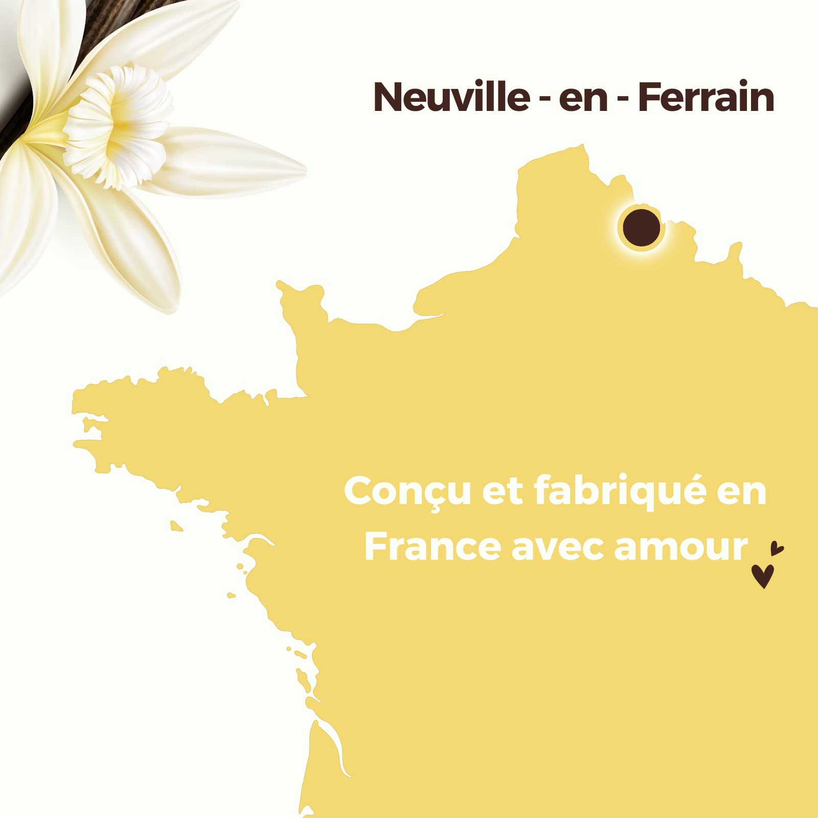 Corine de Farme Douche Soin Surgras Vanille 500 ml pH Neutre Nourrit Hydrate