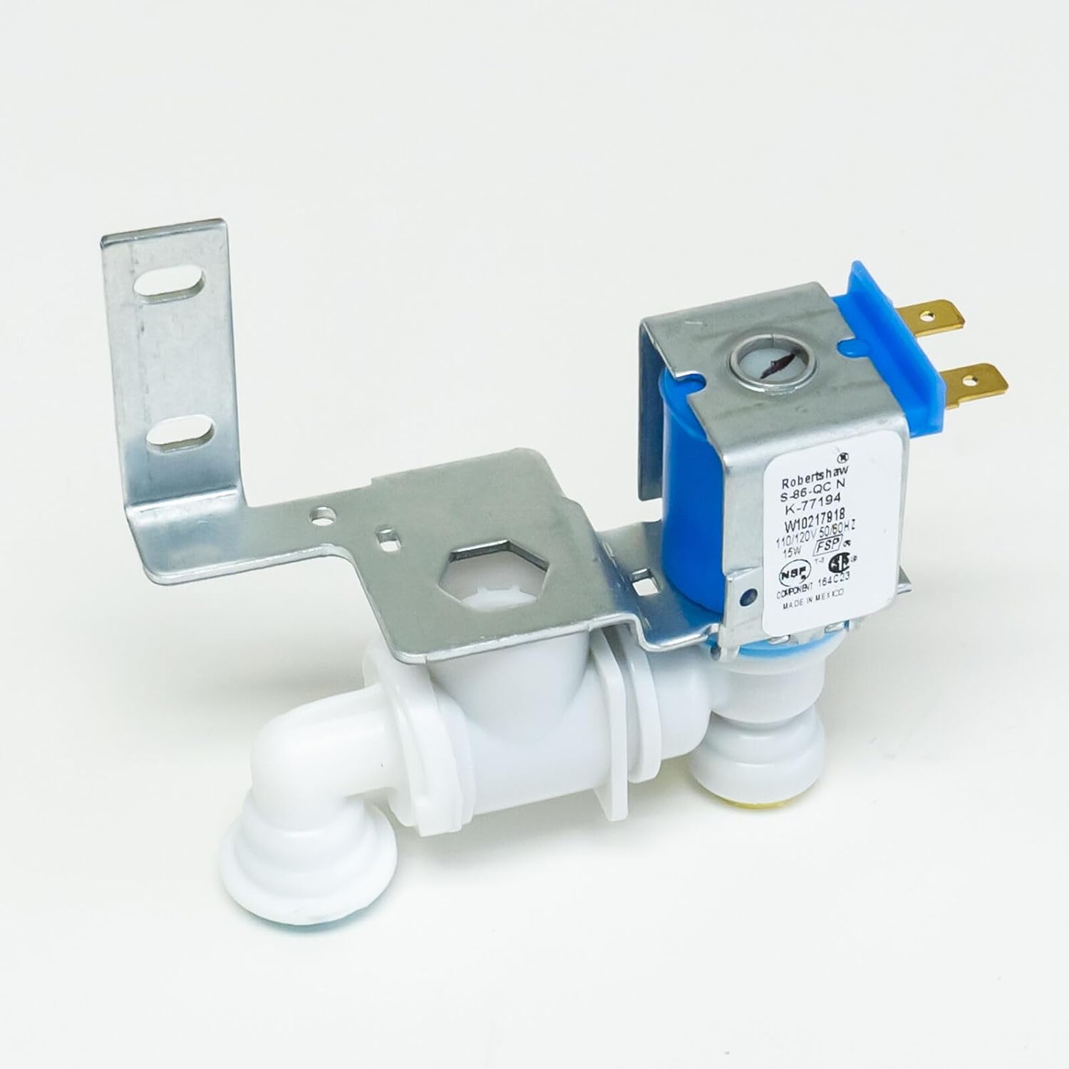 W10881366 for Whirlpool Refrigerator Ice Maker Water Solenoid Inlet Valve, K-77194