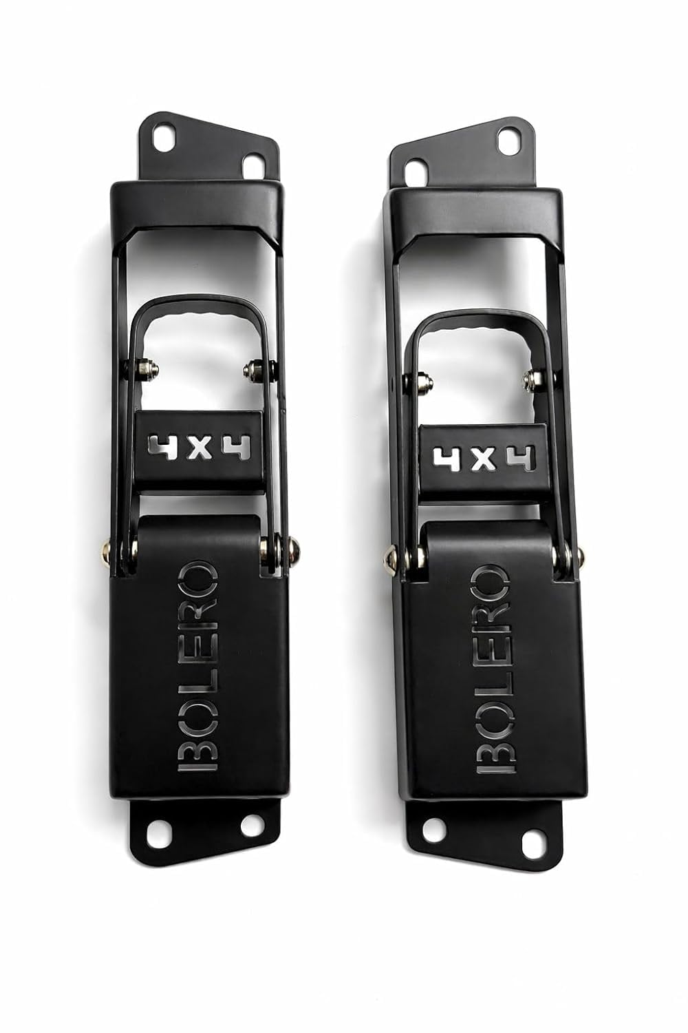Bolero Door Hinge Step Black Colour Pair Set-image-21