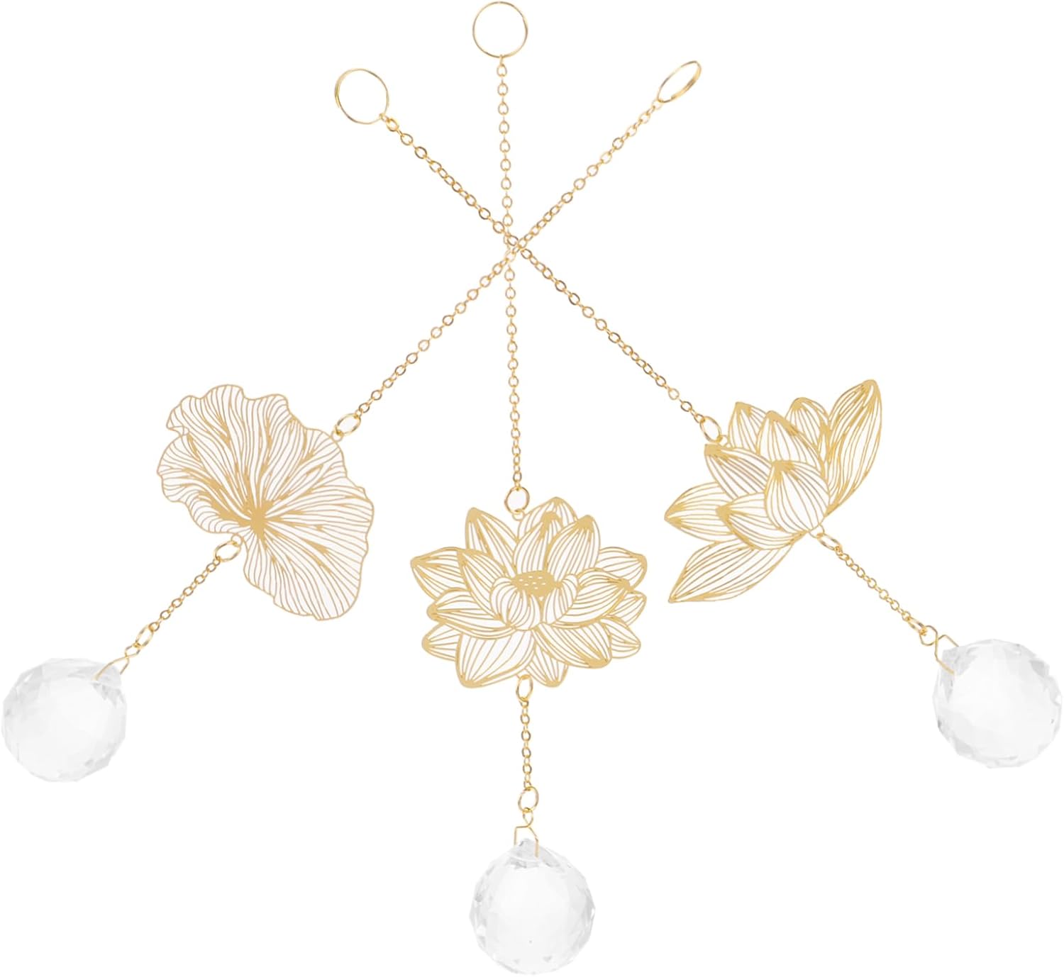 Gadpiparty Ceiling Fan Pull Chain Extender Elegant Crystal for Easy Operation Durable Decoration for Home and Garden for Ceiling Lights and Fans Set