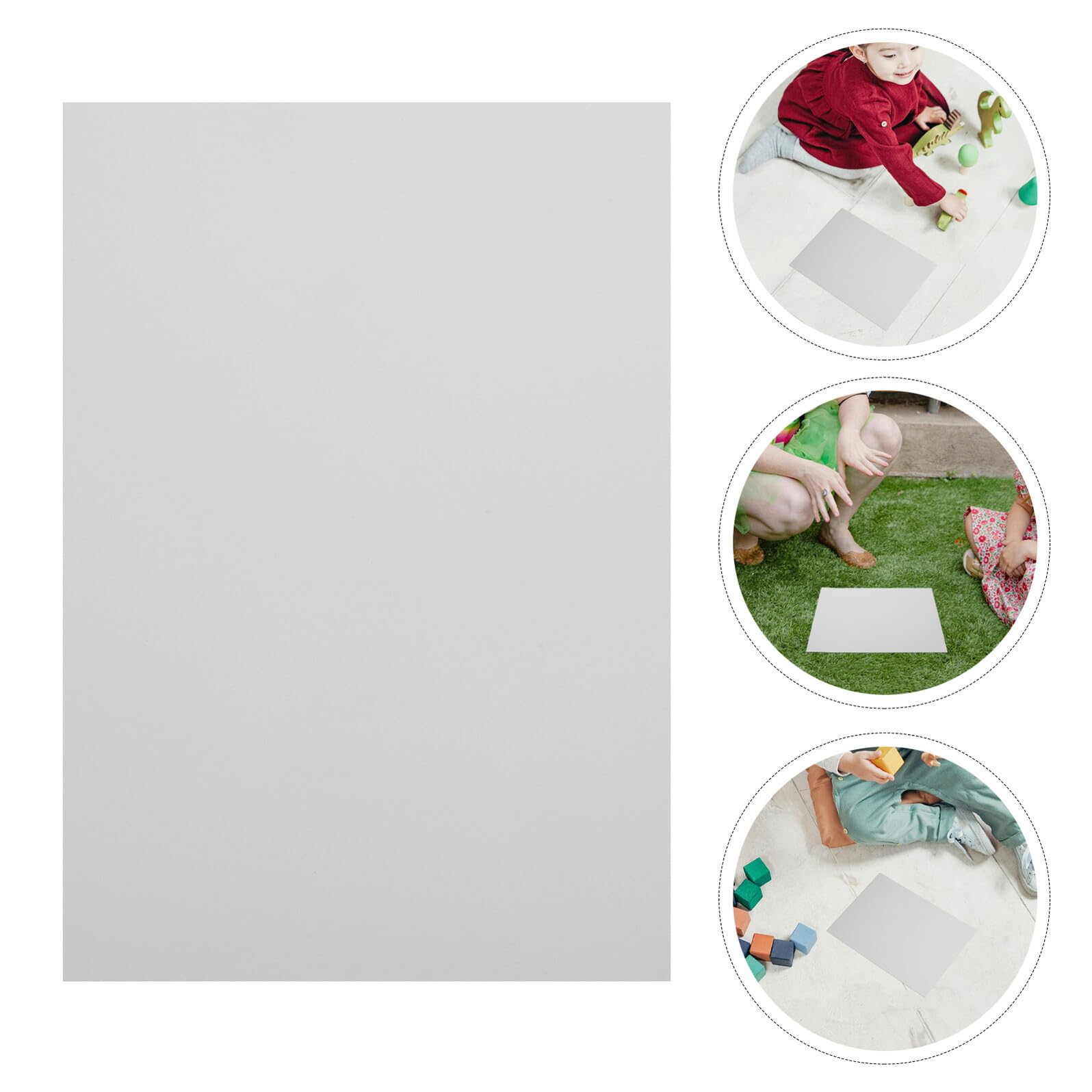 Fogli Adesivi per Puzzle Autoadesivi, 10 Fogli in Carta Bianca | Stacco Facile, Forte Tenuta, per Conservazione e Esposizione, Accessorio Versatile per Appassionati di Puzzle
